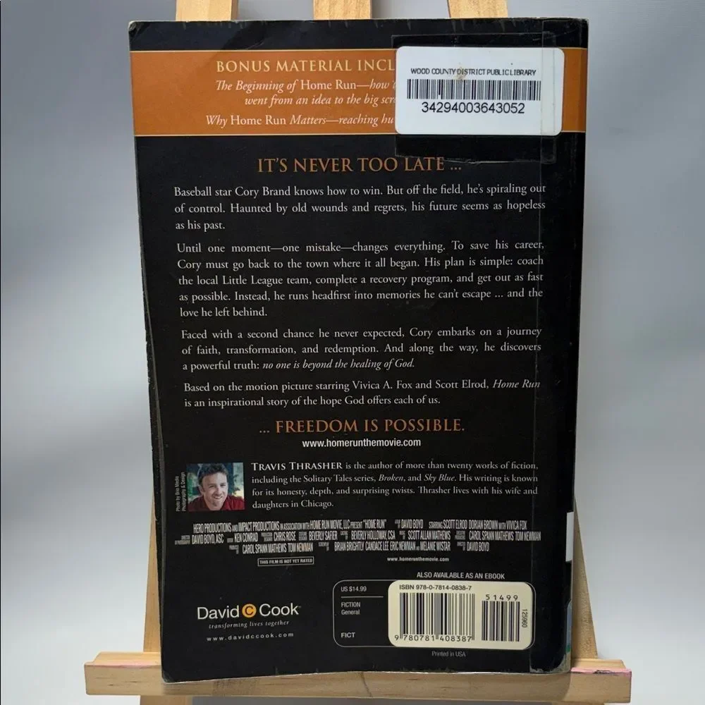 Home Run by Travis Thrasher - Brown/Black Cover